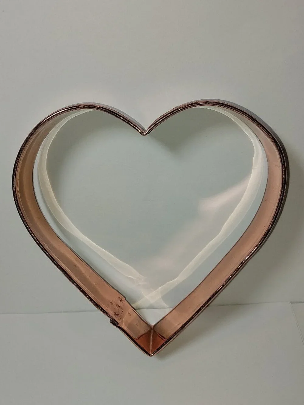 Copper Heart Cookie Cutter 5 1/2
